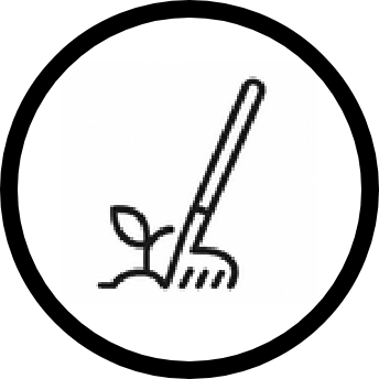 garden maintenance service digital line art icon